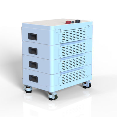 오프 그리드 주거용 에너지 저장 시스템 51.2V 10KW 20KW 쌓인 리?? 배터리 팩