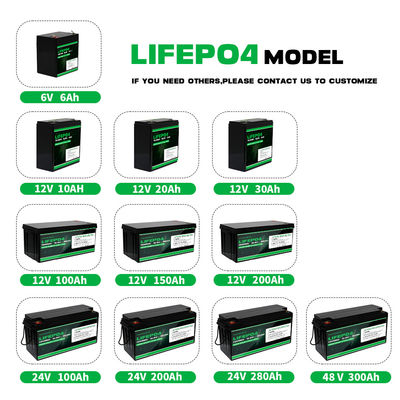 12.8V 50Ah 재충전 LiFePO4 배터리 팩 태양광에 대한 빠른 충전