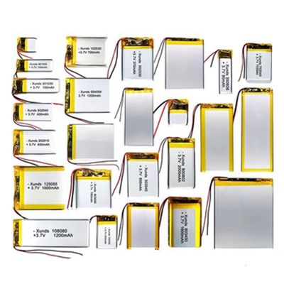 충전 가능한 리온 폴리머 배터리 3.7V 3000mAh 리포 배터리 500mAh 850mAh 1800mAh