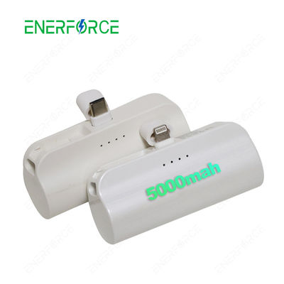 무선 충전과 함께 슈퍼 라이트 5000mAh 휴대용 모바일 전원 은행