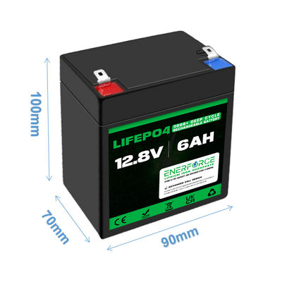 12V 6Ah Lifepo4 배터리 팩 Fishfinder 키드 스쿠터 장난감 파워 휠