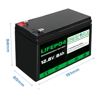 태양광 및 풍력 에너지 시스템 및 UPS 백업을위한 8Ah 12V LiFePO4 배터리