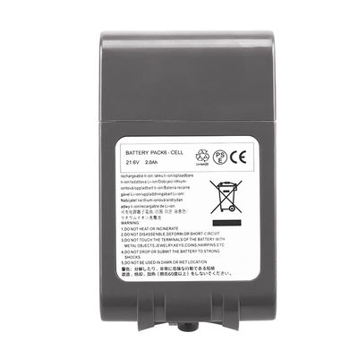 21.6v 2000mAh 다이슨 V6 진공 청소기 배터리 교체 2.0ah 리온 배터리