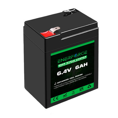 6.4V 6Ah 8Ah 재충전 가능한 라이프포4 배터리 팩 32650/32700