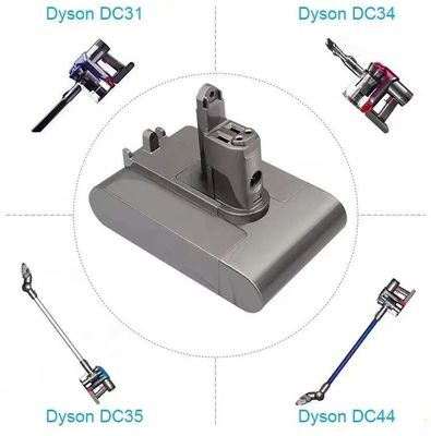 22.2V 2000mAh 전력 도구 리?? 이온 배터리 다이슨 DC34 교체 배터리