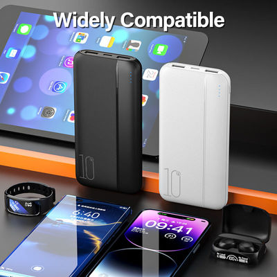 휴대용 모바일 울트라 슬림 파워 뱅크 10000mAh 20000mAh 리 폴리머 배터리