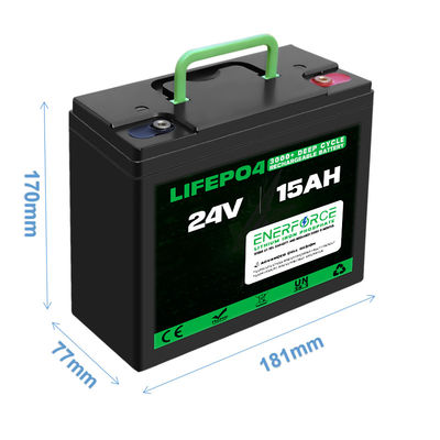 15AH 24V LFP 배터리 모빌리티 스쿠터 가 카트 골프 카트