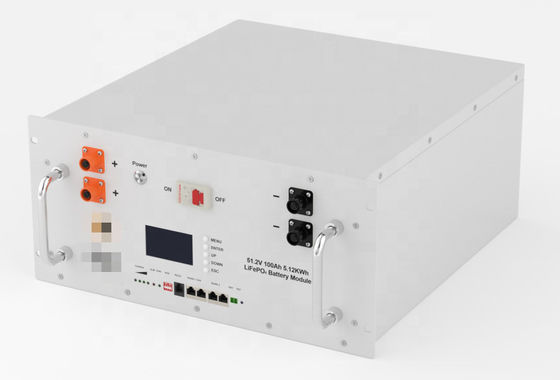 100Ah 48V LiFePO4 배터리 5120Wh 51.2V 전기 전력 시스템용 리?? 이온 배터리