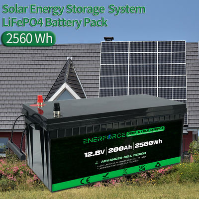 12.8V 100Ah LiFePO4 배터리 Enerforce OEM 태양광 및 백업 시스템에 대한 긴 수명
